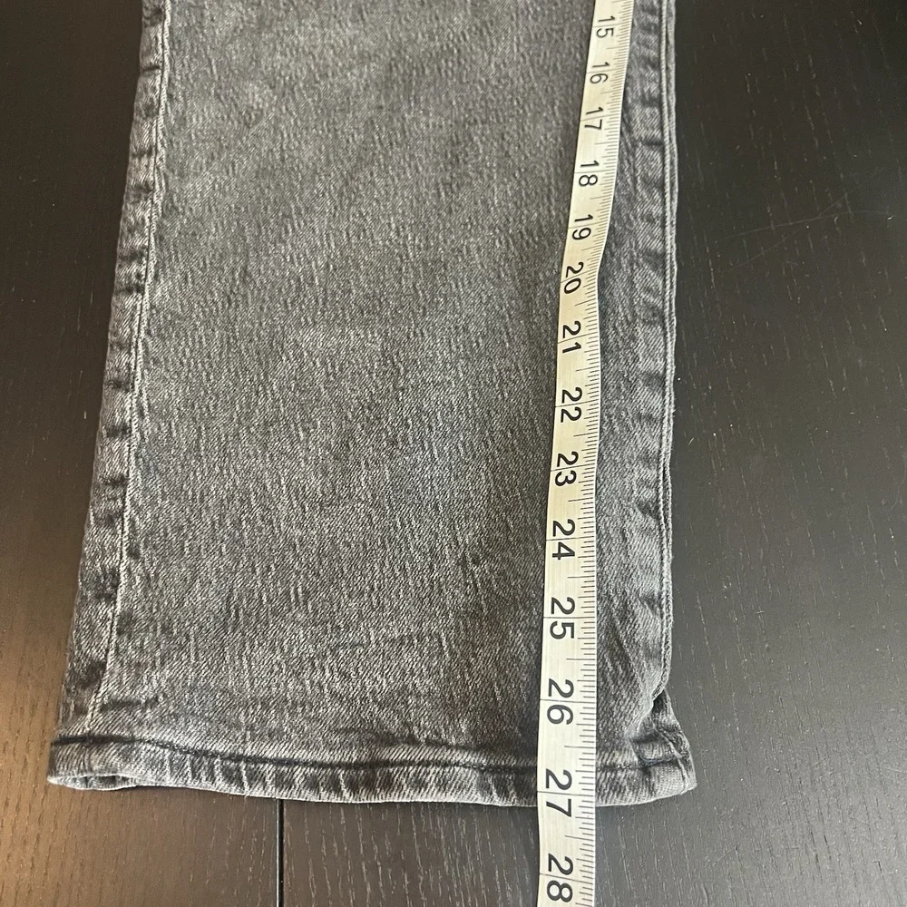 Madewell The Curvy‎ Perfect Vintage Jean Size 33 Gray Straight Leg Stretch